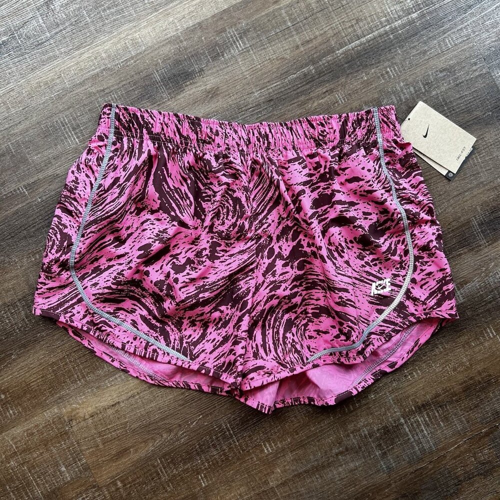 Nike Running Shorts 2XL Womens 3" Dri Fit Tempo Lined Pink